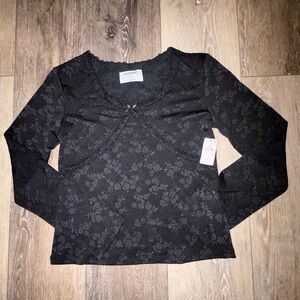 Old Navy Floral Long Sleeve Top NWT 14/16